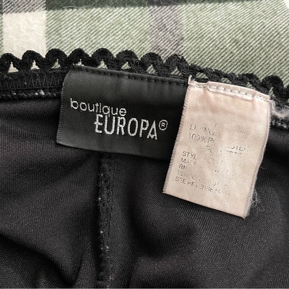 Boutique Europa black blue floral stretch lounge dress pajamas EUC Women’s 2X - Picture 7 of 13